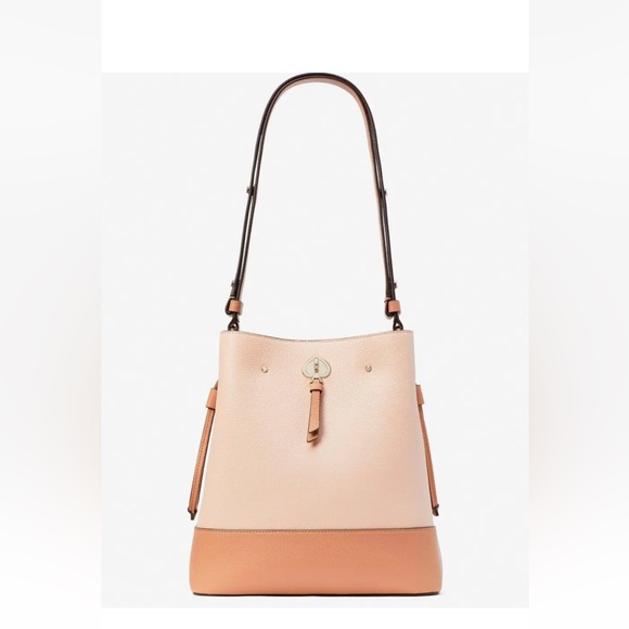 New Kate Spade Marti Large Bucket bag Colorblock Pebble Leather - Main Image